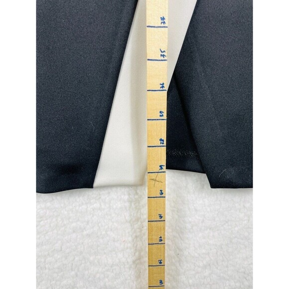 Wisp Knit Midi Dress Women’s Size 8 Black Contrast Line Split Hem Elegant - Picture 5 of 7